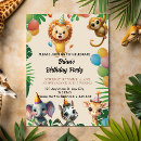 Search for safari elephant birthday invitations Cute animals