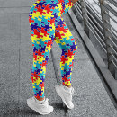 Search for autism puzzle leggings For her