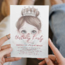Search for princess crown birthday invitations Party