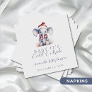 Search for christmas elephant napkins Baby shower