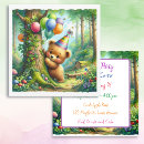 Search for baby bear birthday invitations Cub