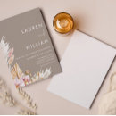 Search for pampas grass wedding invitations Elegant