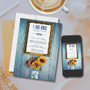 Search for sunflower engagement party invitations Autumn