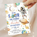 Search for reach four the stars birthday invitations Watercolor