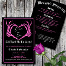Search for gothic hens party invitations Skeleton