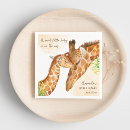 Search for giraffe print napkins Africa