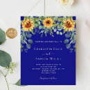 Search for navy blue and yellow sunflower invitations Fall