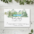 Search for rivers rsvp cards Watercolor