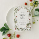Search for strawberry wedding invitations Elegant