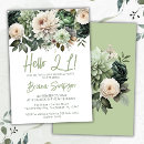 Search for for her 21st birthday invitations Floral