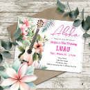 Search for luau birthday invitations Hawaiian