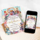 Search for alice in wonderland baby shower invitations Mad hatter