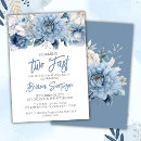 Search for dusty blue birthday invitations Flowers