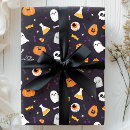 Search for purple spider wrapping paper Halloween