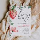 Search for floral 1st birthday invitations First