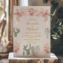 Search for desert cactus wedding invitations Watercolor