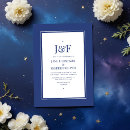 Search for cobalt blue wedding invitations Typography