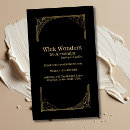 Search for black magic business cards Mystical