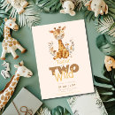 Search for safari animals 2nd birthday invitations Boy