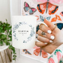 Search for floral wedding mugs Bride