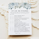 Search for bridal trivia games Bride