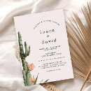 Search for cactus wedding invitations Modern