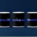 Search for police wife mugs Thin blue line