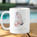 Search for watercolor butterflies mugs Nature
