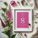Search for monograms table cards Minimalist