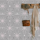 Search for black and white striped art Geometric