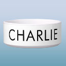 Search for name pet bowls Black and white