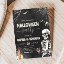 Search for vintage halloween invitations Skull