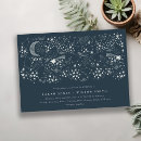 Search for midnight wedding invitations Written in the stars