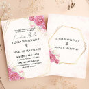 Search for spanish english wedding invitations Floral