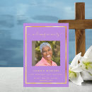 Search for church service invitations In loving memory