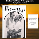 Search for she said yes engagement party invitations Calligraphy script