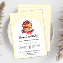 Search for pancake baby pregnancy invitations Pancakes and pacifiers