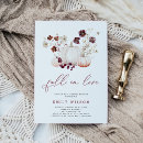 Search for fall in love pumpkin invitations Wildflower