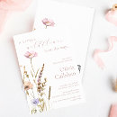 Search for nature baby shower invitations Outdoor botanical wildflower