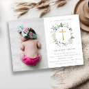 Search for summer christening invitations Greenery
