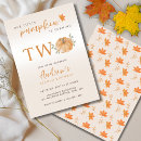 Search for turning two birthday invitations Our little pumpkin