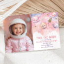 Search for two the moon birthday invitations Space