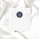 Search for classic round monogram stickers Navy blue
