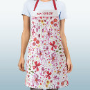 Search for botanical print aprons Watercolor