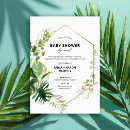 Search for gold frame baby shower invitations For her