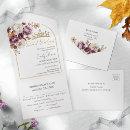 Search for burgundy sweet 16 invitations Autumn