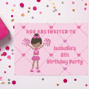 Search for african american birthday invitations Black girl