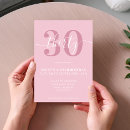 Search for 30th birthday invitations Typography