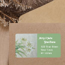 Search for japanese return address labels Flower