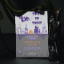 Search for vintage halloween invitations Purple